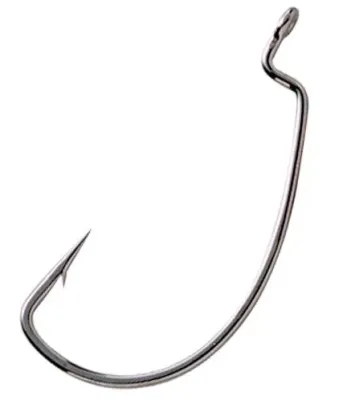 Gamakatsu 74414 Superline Worm Hook Size 4/0, Needle Point, Extra Wide