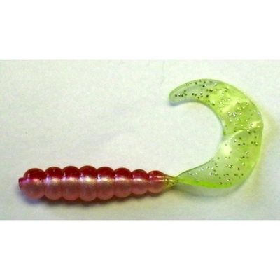 Kalin 2TG10-883 Triple Threat Grub 2", Red Hot Momma, 10/Pack