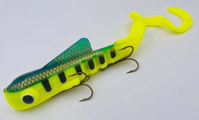 Musky Innovations  Regular Bull Dawg, 9", 3 oz, Perch