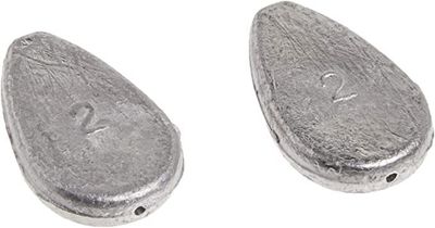 Eagle Claw WNOROLL-4 Lead No Roll Sinker 4oz 2Pk