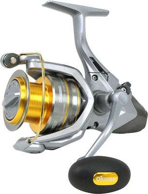 Okuma ABF-6000 Avenger Baitfeeder RH Spin Reel, On/Off Auto Trip, 6BB-1RB , 4:5:1