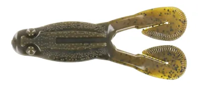 Big Bite Baits  4" Tour Toad, Green Pumpkin