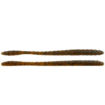 Googan Slim Shake Worm 6'' Green Pumpkin 9pk