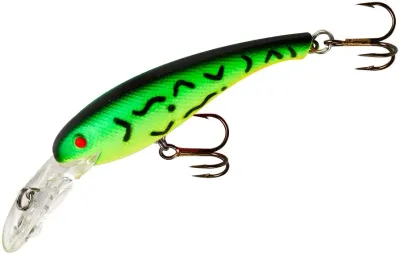 Cotton Cordell  Wally Diver Crankbait, 2 1/2", 1/4 oz, Firetiger, Floating