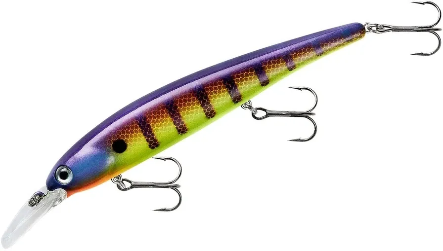 Bandit BDTWBS1D73 Shallow Walleye Jerkbait, 4.75", 5/8oz, Viral Perch