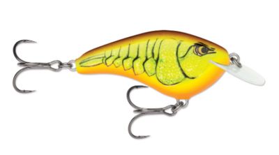 Rapala OGS06MCC OG Slim 6 Floating-Diving, 2-3/4", 1/2oz, 6ft Mossy Chart Crawdad