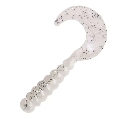 Kalin 2TG10-885 Triple Threat Grub 2", Albino Shad, 10/Pack	