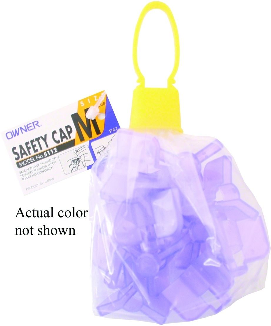 Owner 5112-150 Treble Hook Safety Cap 16Pk X-Large Blue For 1-3/0
