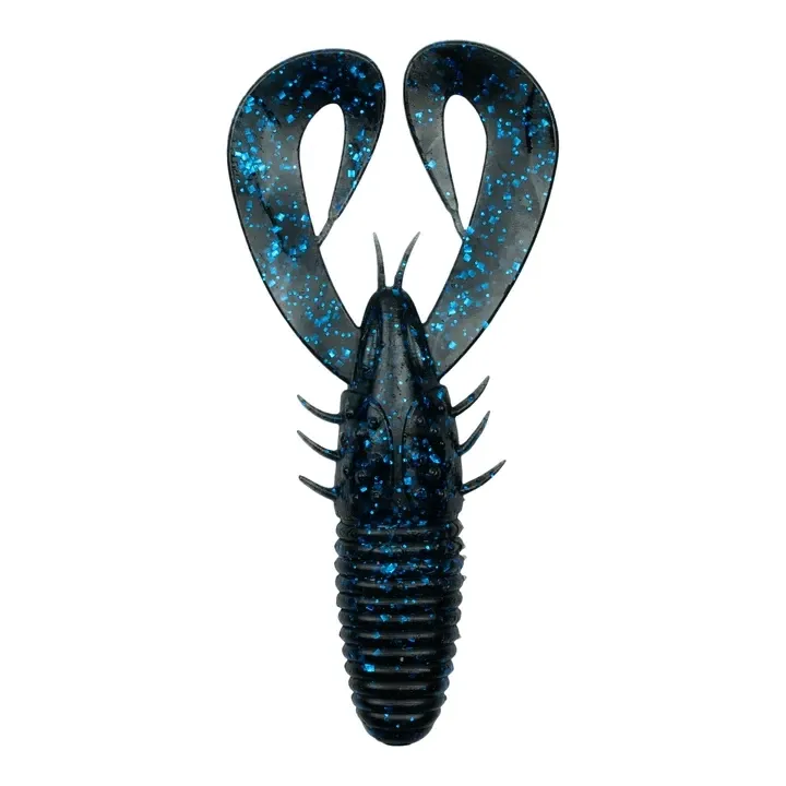6th sense stroker craw 3.3 black n blue flake