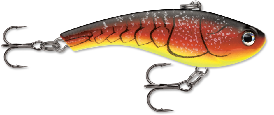 Rapala SLR06RFCW Slab Rap Crankbait, Variable Depth, 2-1/2"