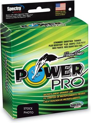 Power Pro Spectra Braided Fishing Line 15lb 300yd Hi-Vis Yellow