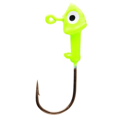 Eagle Claw PFSBH116-3 Panfish Swimbait Head Jig, 1/16oz