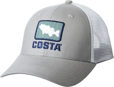 Costa Bass Waves Trucker Gray