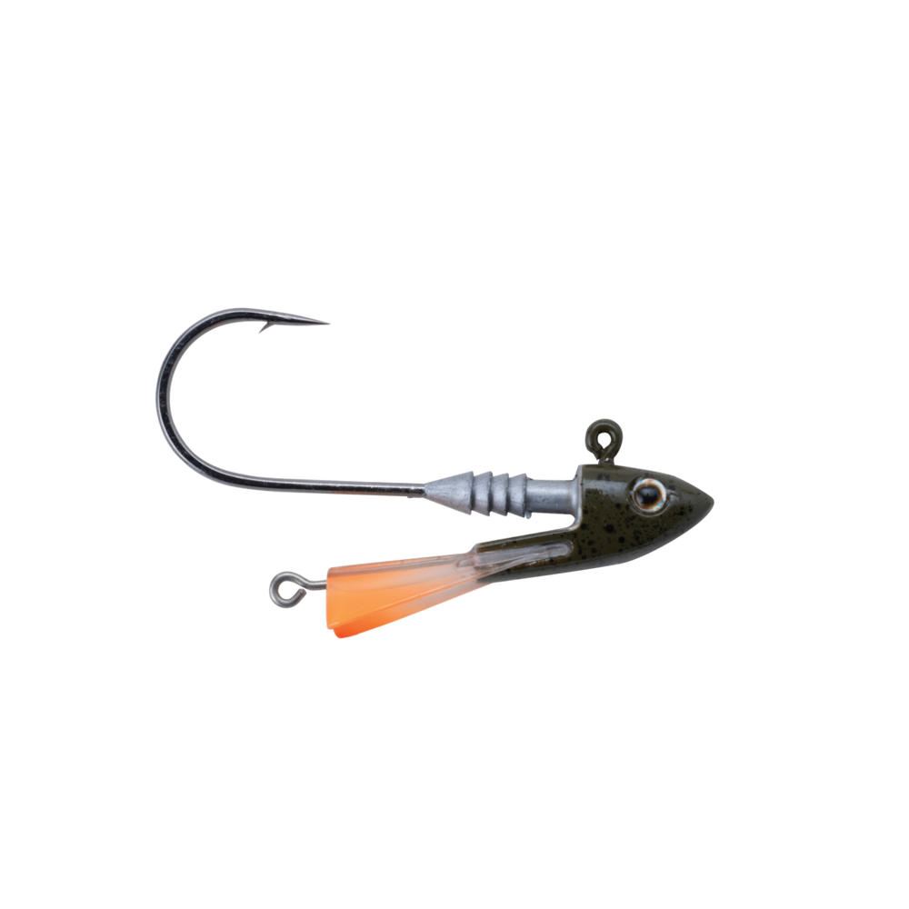 Berkley FSN19SJ3/16-1/0-GPO Fusion19 Snap Jigs 2 jigs per blister pack 3/16 oz- 1/0 hook Green Pumpkin Orange