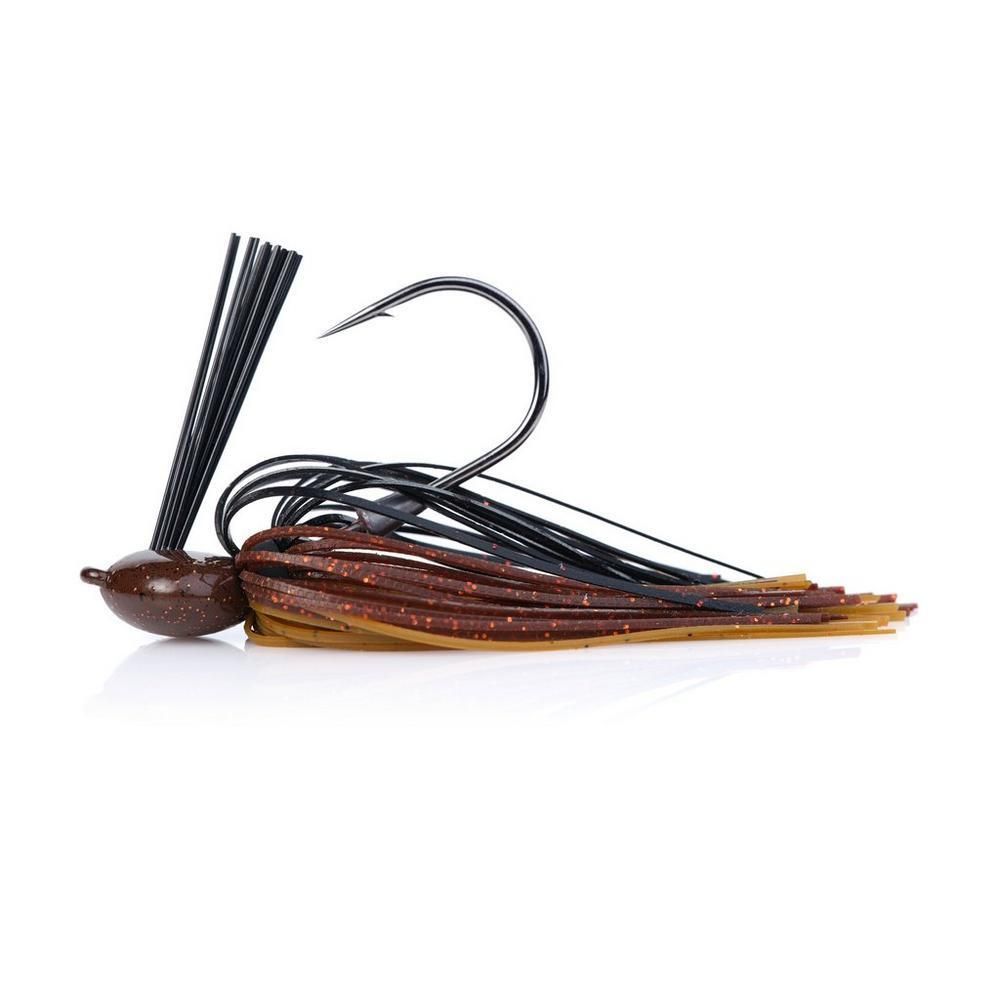 Berkley BJGFL3/4-BBA PowerBait Scented Silicone Skirt,Weedguard, 3/4oz Black Brown Amber