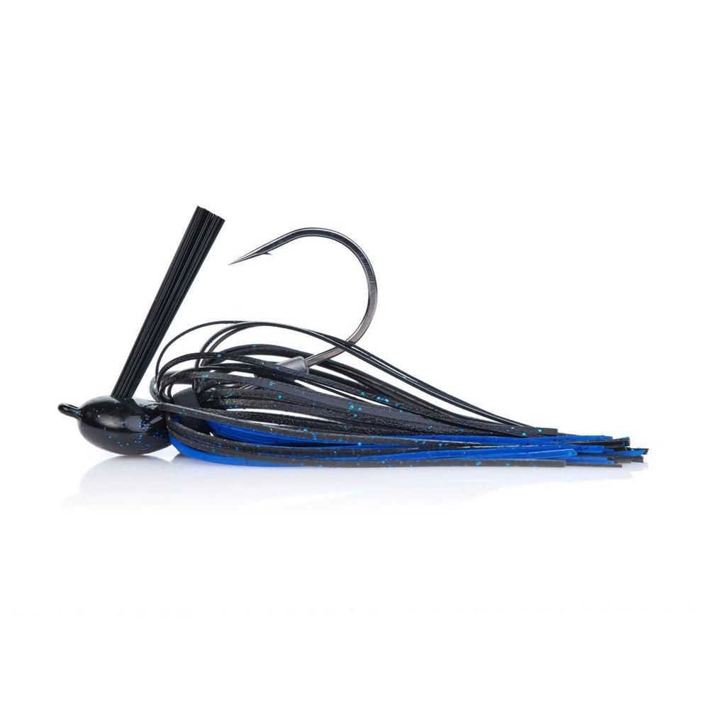Berkley BJGFN1/4-BB PowerBait Scented Silicone Skirt, Weed Guard, 1/4oz Black Blue