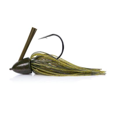 Berkley BJGHC1-WMC PowerBait Scented Silicone Skirt, Heavy Duty Pointed Head, Fusion 19 5/0 Hook, Weed Guard, 1oz Watermelon Candy
