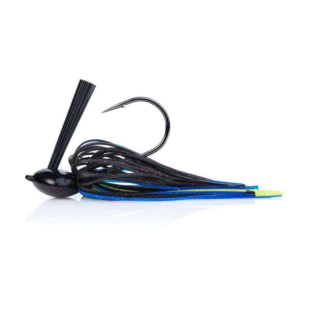 Berkley BJGFL3/4-BBCH PowerBait Scented Silicone Skirt,3/4oz Black Blue Chart.