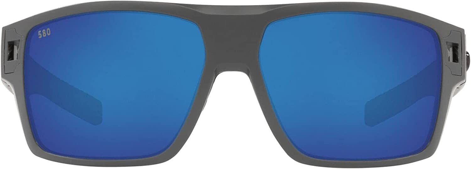 Costa Diego 580P Matte Black Blue Mirror