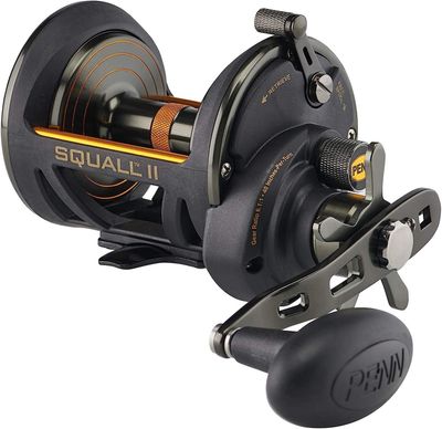 Penn SQLII30SD Squall 30sz Star Drag, Graphite Frame and side Plate	