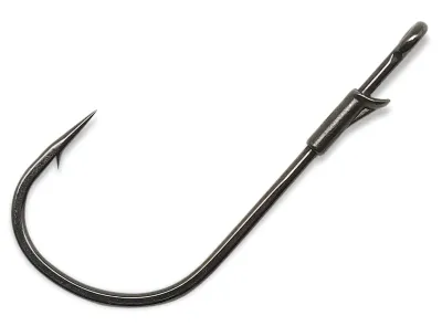 Gamakatsu 392214 G Power Heavy Cover Worm Flip and Punch Hook, 4/0	