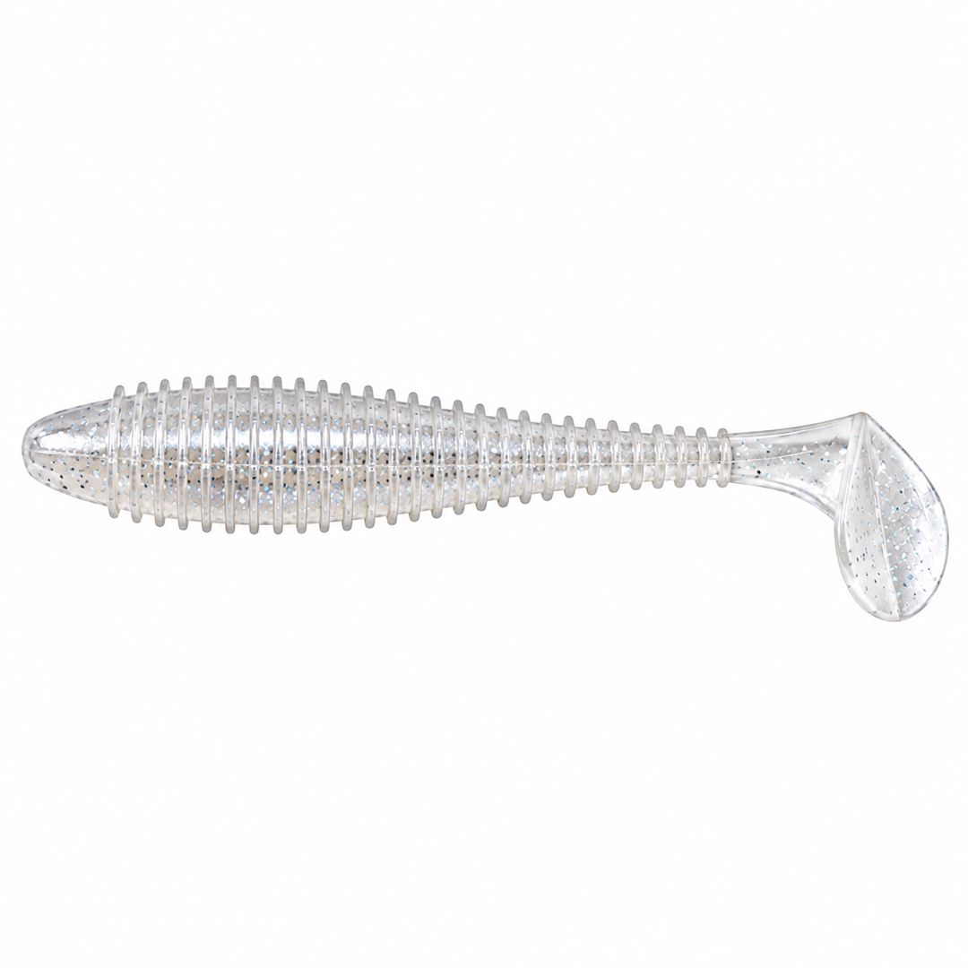 Keitech Fat Swing Impact 3.8  Crystal Shad 6pk