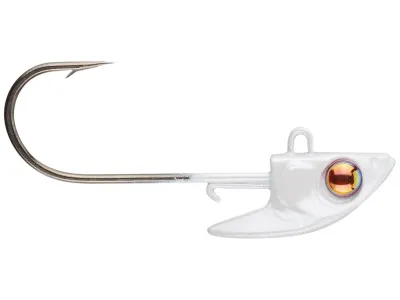 Damiki Rig Jig Head 1/4oz  #2/0 Pearl White 3pk