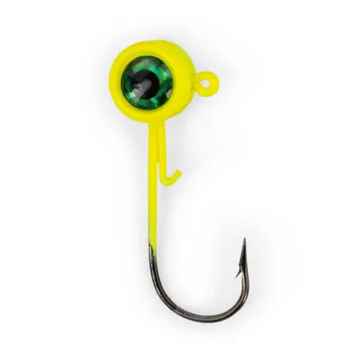 ACC Crappie BigEye Jighead  1/32oz Chartreuse 8pk