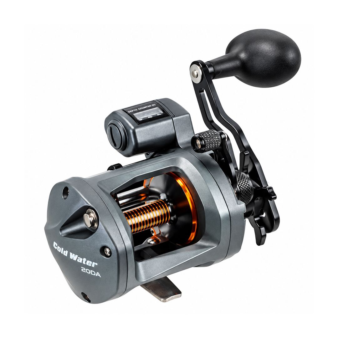 Okuma CW-30DHA Coldwater A-Series 30-size Round Linecounter Star Drag High Speed Reel Gear Ratio 6.2:12BB+1RB Max Drag 21-lbs 1yr LW