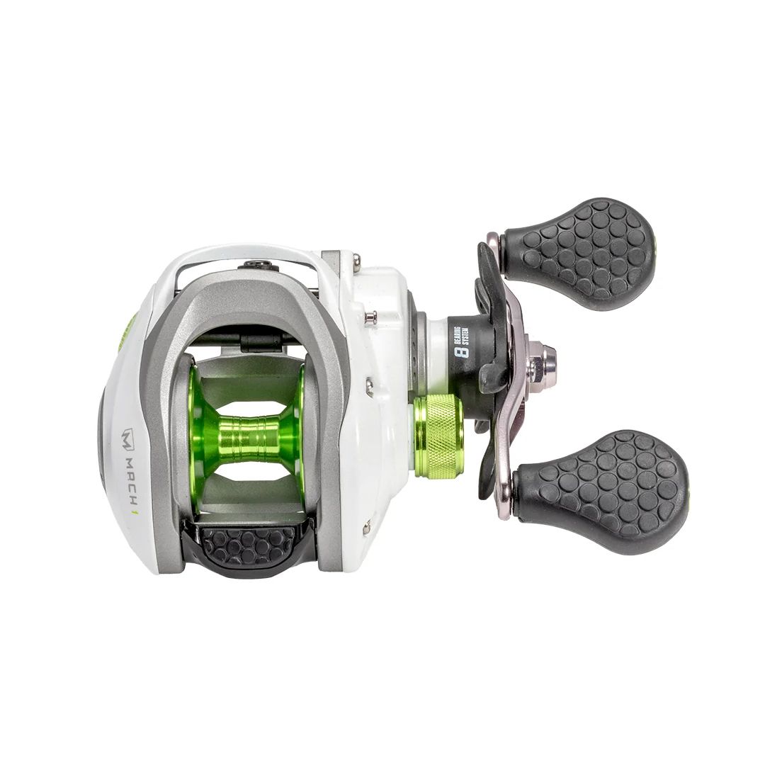Lew's MH1SHG3 MACH 1 7.5:1 Right Hand Baitcast Reel 7+1 Brngs, 7.5:1 Ratio, 15 MaxDrag, 140/12 Mono Capacity,140/50 Braid Capacity
