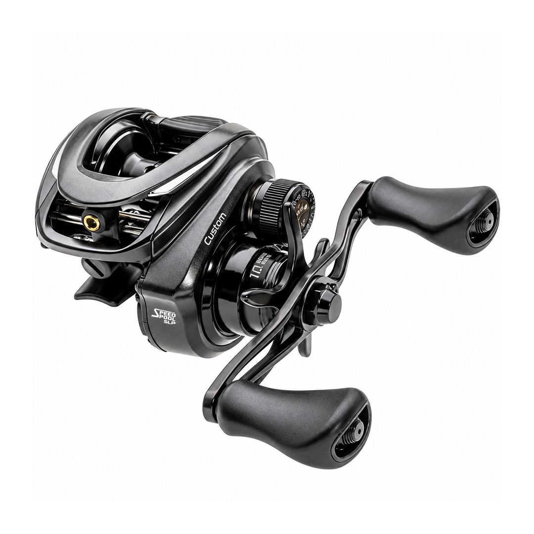 Lew's CU1SHLG3 Custom 7.5:1 Left Hand Baitcast Reel 9+1 Brngs, 7.5:1 Ratio, 20 MaxDrag, 90/12 Mono Capacity,90/50 Braid Capacity
