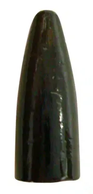 Bullet Weight Worm 1/4oz Black 5/pk