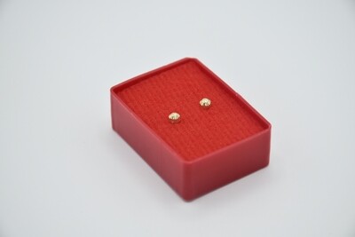 Diamond Cut Half Ball Studs