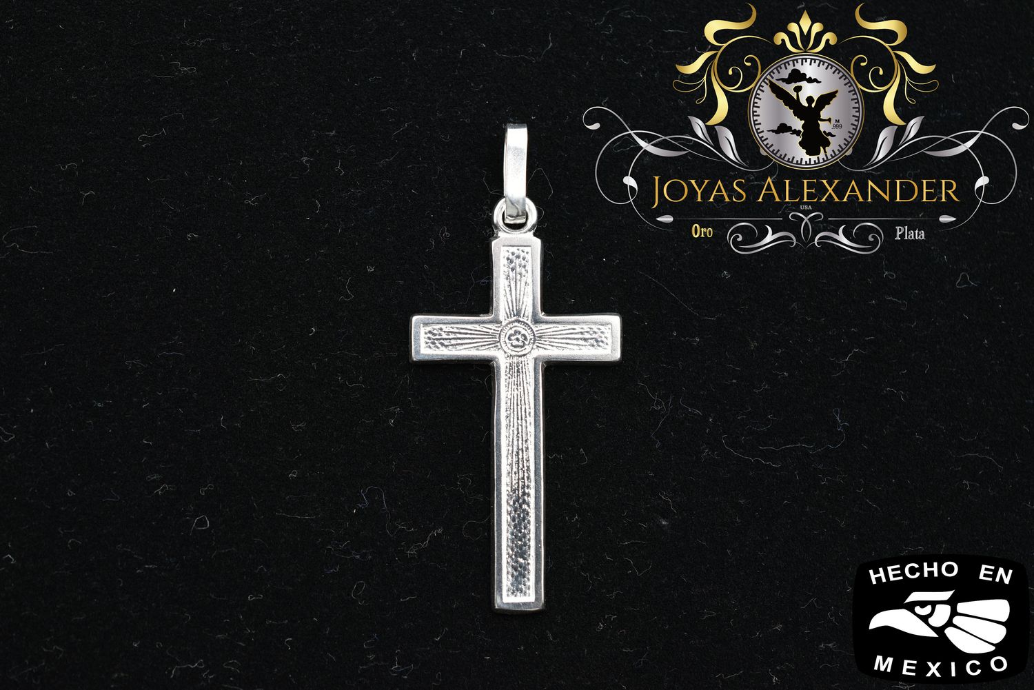 Sterling Silver Double Sided Cross Pendant