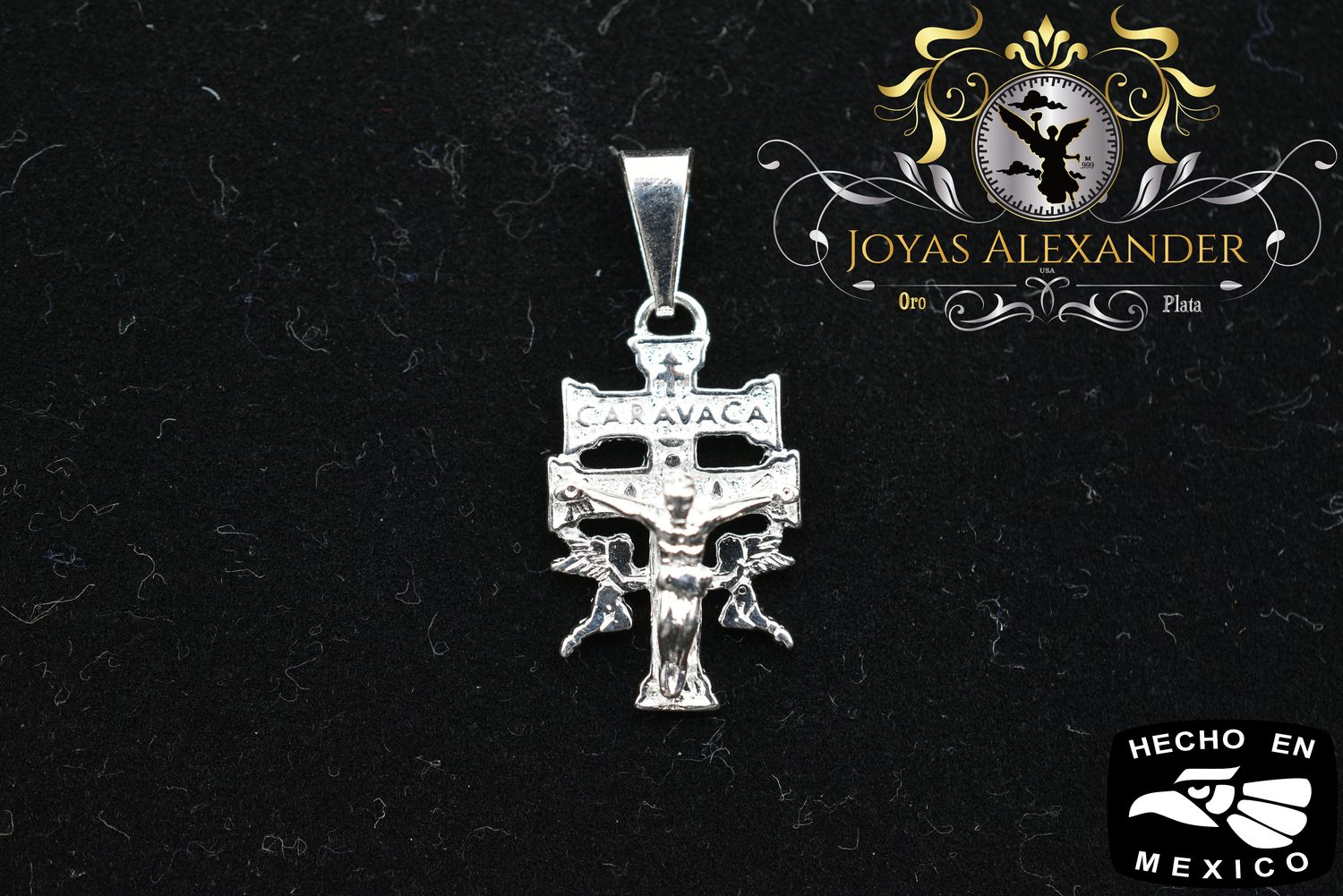 Sterling Silver Cruz de Caravaca Pendant Small