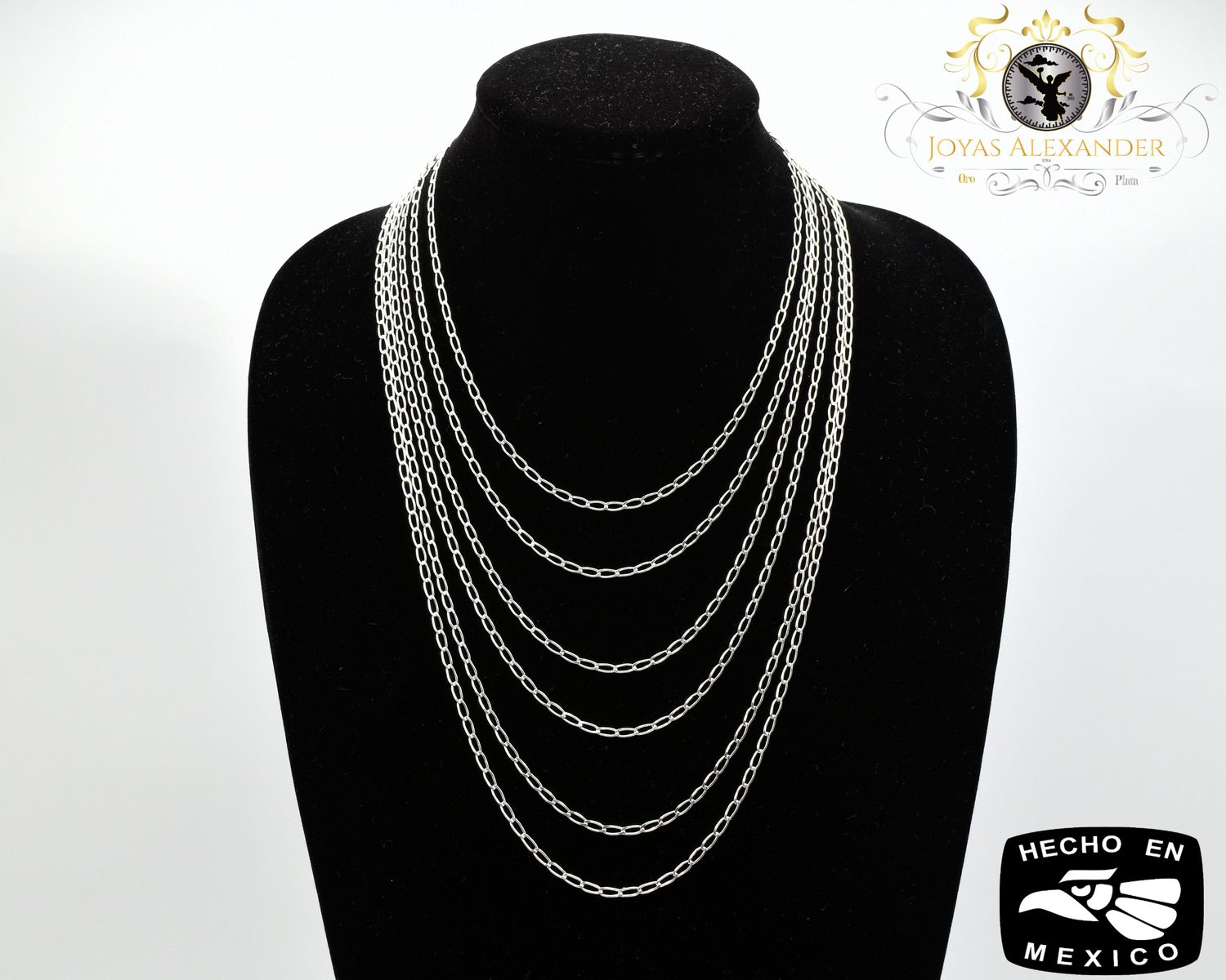 Sterling Silver Men&#39;s Open Single Link Chain Ladies Unisex 3mm
