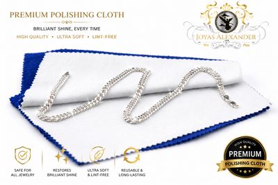 Jewelry Polishing Cloth Ultra Soft Sterling Silver Gold Tarnish Cleaning Pad 7.5 X 5