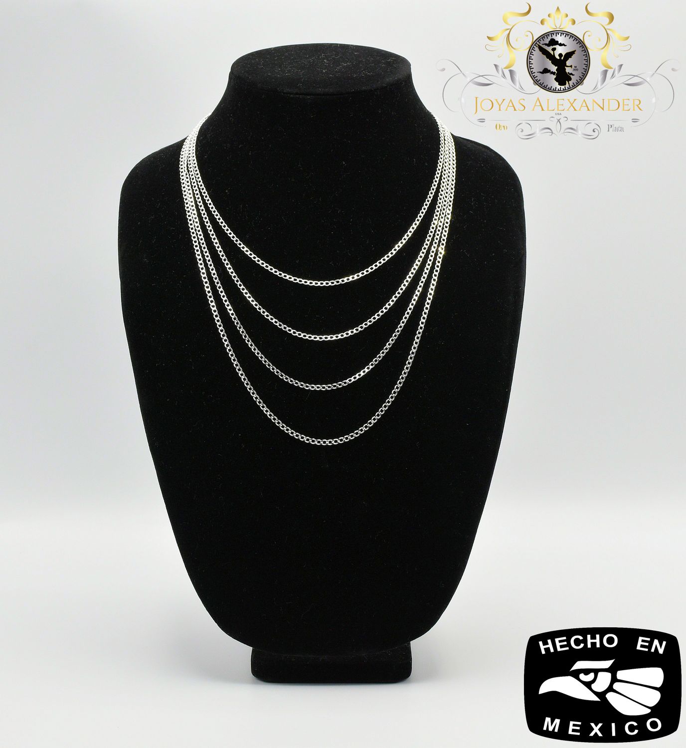 Sterling Silver Curb Link Chain 2.5mm