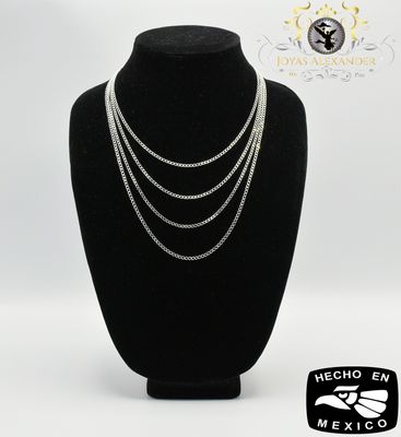 Sterling Silver Curb Link Chain 2.5mm