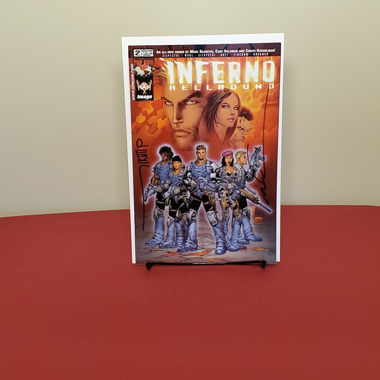 Inferno Hellbound #2 NM Signed by Marc Silverstri and David Wohl