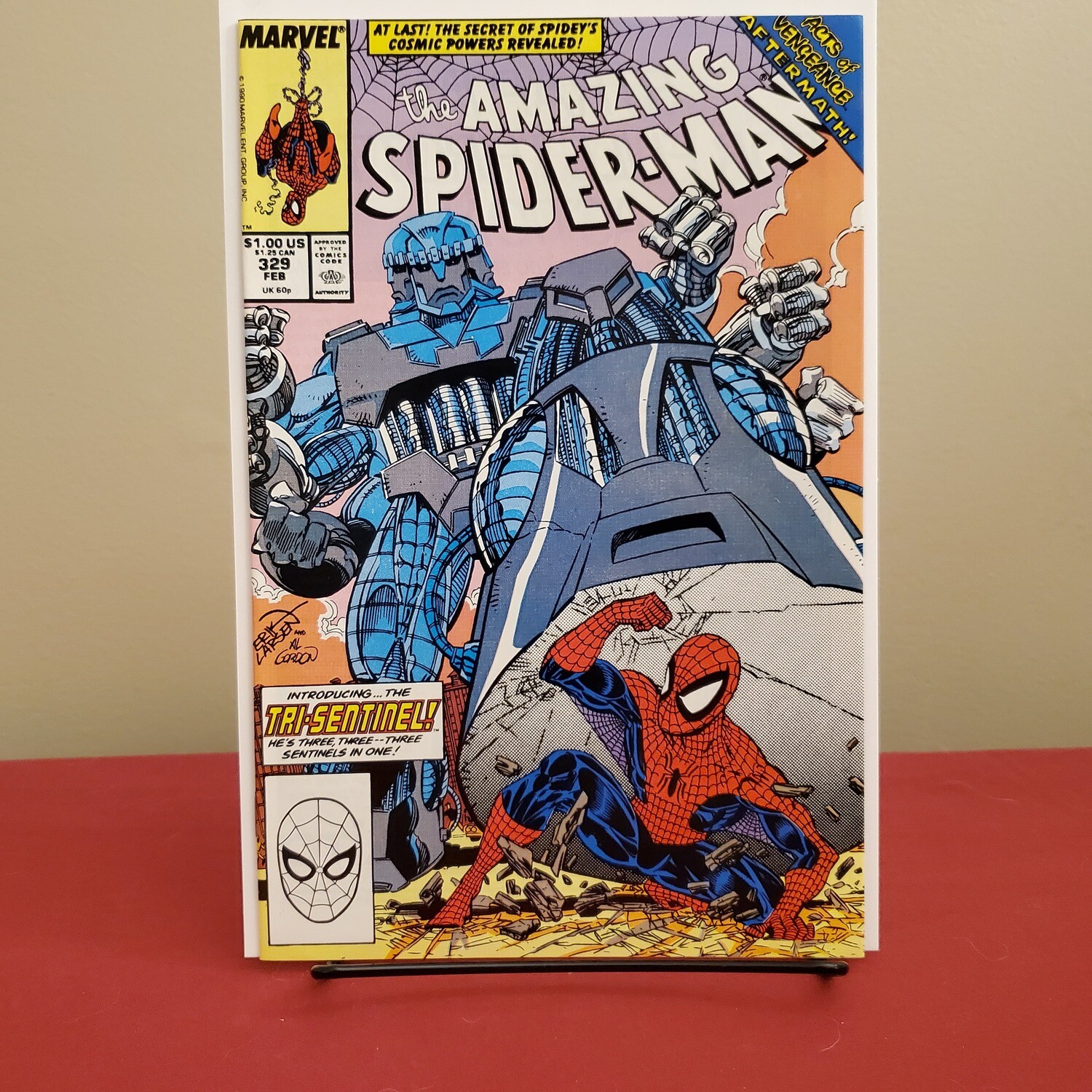 Amazing Spider-Man #329 NM 1st Appearance of Tri-Sentinel