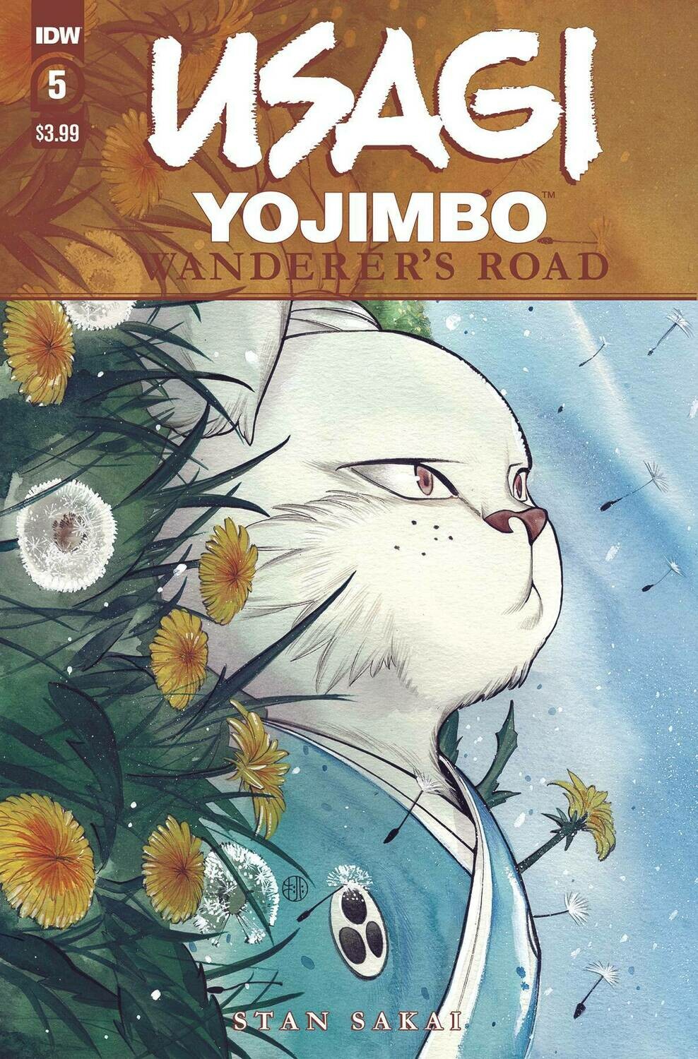 USAGI YOJIMBO WANDERERS ROAD #5 (OF 6) PEACH MOMOKO COVER