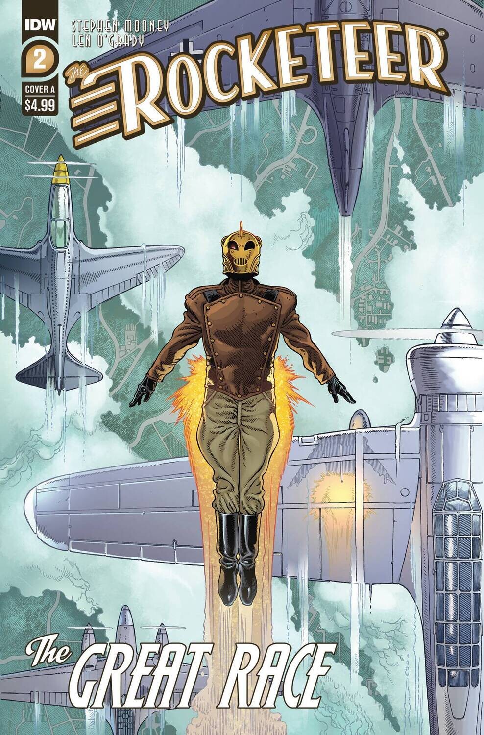 ROCKETEER THE GREAT RACE #2 COVER A