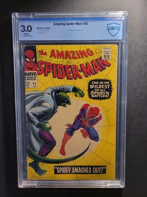 Amazing Spider-Man #45 CBCS 3.0 3rd appearance of Lizard
