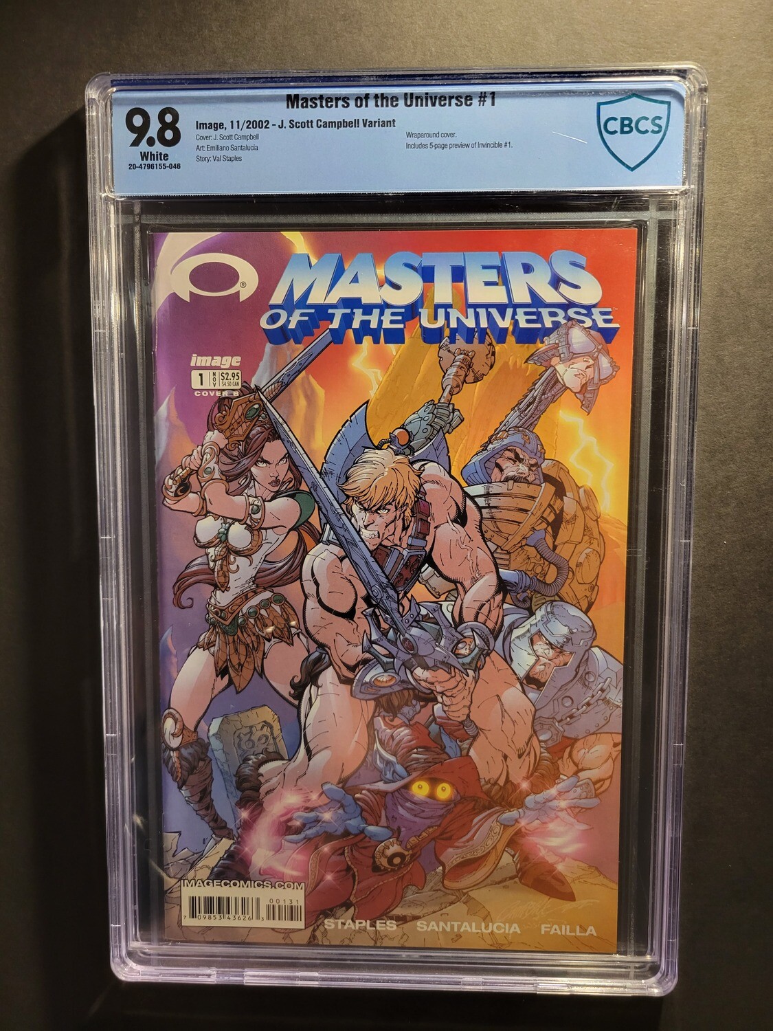 Masters of the Universe #1 CBCS 9.8 Invincible Preview