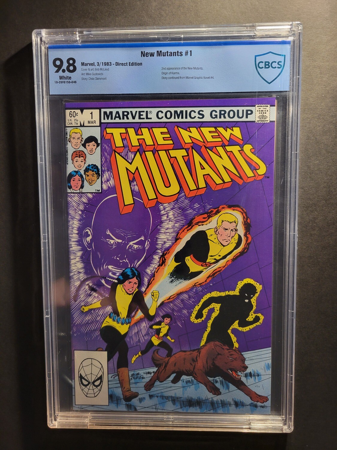 New Mutants #1 CBCS 9.8 - 2nd New Mutants
