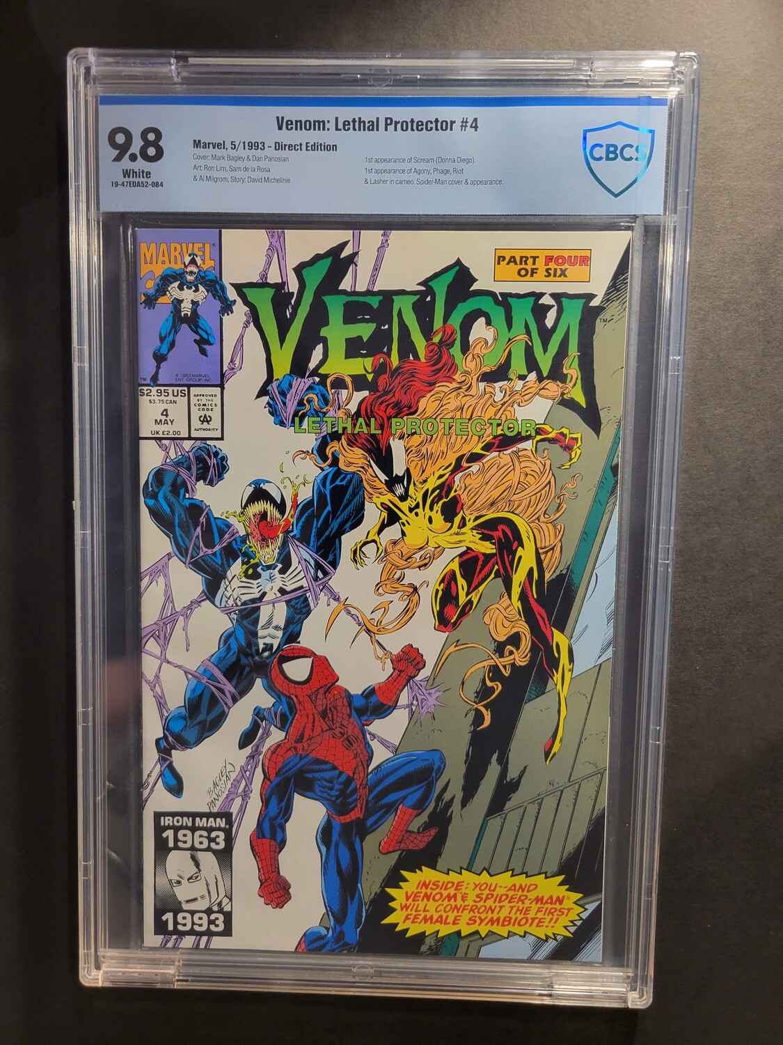 Venom Lethal Protector #4 CBCS 9.8 1st appearance of Scream
