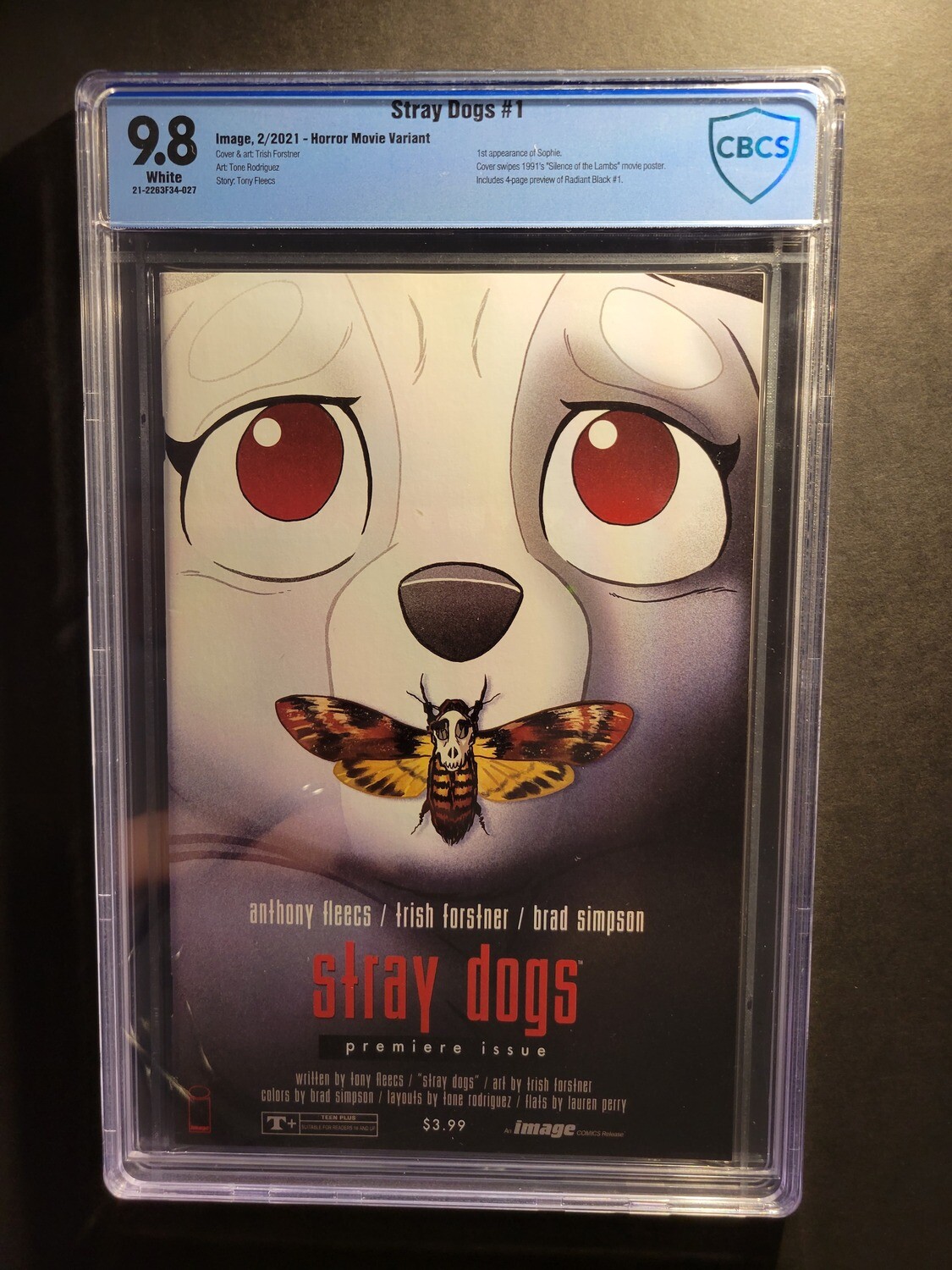 Stray Dogs #1 CBCS 9.8 Silence of the Lambs Homage Cover