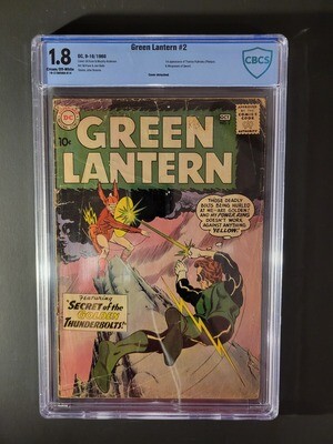 Green Lantern #2 CBCS 1.8 1st appearance of Pieface & Weaponers of Qward
