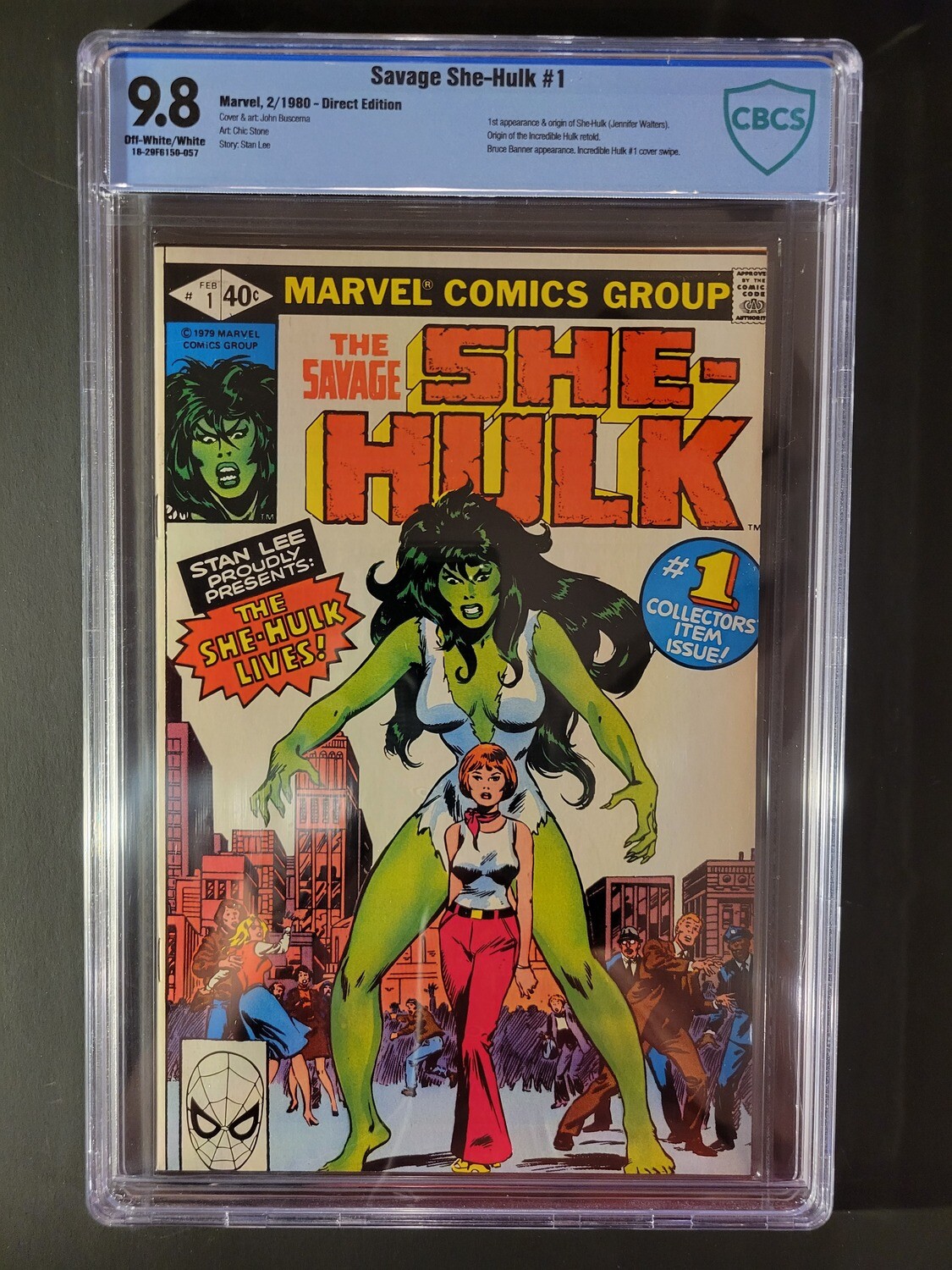 Savage She-Hulk #1 CBCS 9.8 1st appearance & origin of She-Hulk